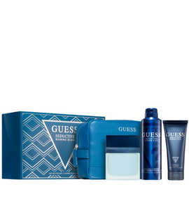 Guess Seductive Blue M EDT 100 ml +Shower Gel 100 ml +Deodorant 226 ml +Pouch Set (270 × 300 px)