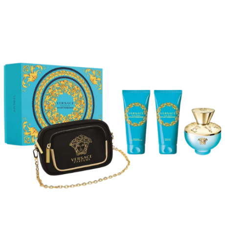 Versace Dylan Turquoise L EDT 50 ml +Shower Gel 50 ml +Body Lotion 50 ml +Bag Set (500 × 500 px)
