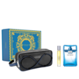 Versace Eau Fraiche Man Eau De Toilette 100ML+Versace  EDT Miniature 10ML + Cosmetic Bag, Gift Set For Men