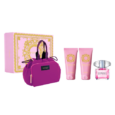 Versace Bright Crystal EDT 90 ml + Versace Bright Crystal Shower Gel 100 ml +Versace Bright Crystal Body Lotion 100 ml + Versace Pink Bag Gift Set